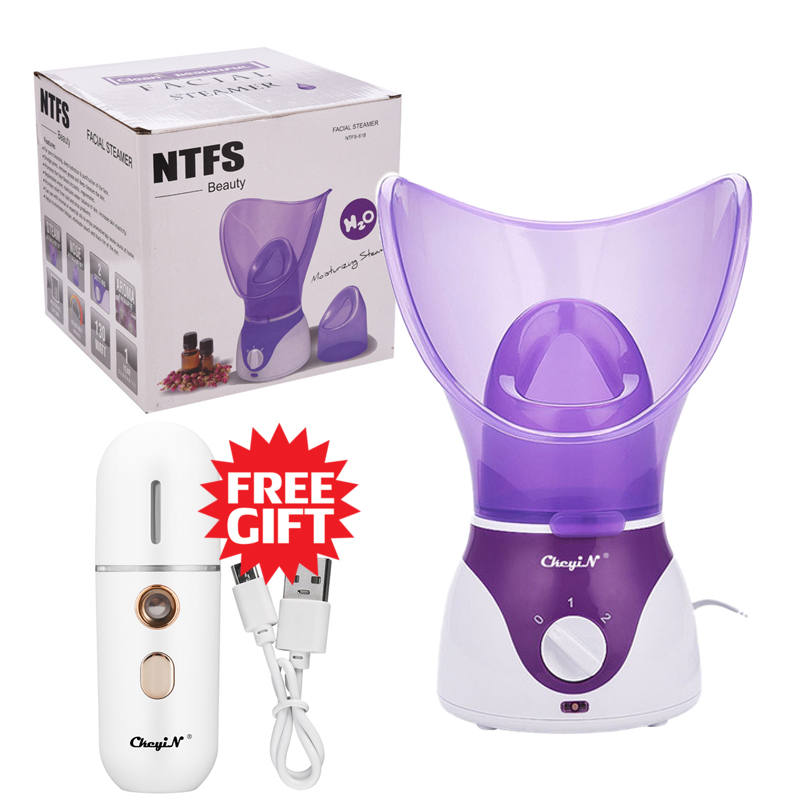 Nano Ionic Facial Steamer Lady Face Sprayer Humidifier Personal Sauna