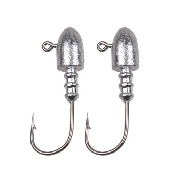 JOHNCOO Soft Worm Lures with Lead Jig Heads in Various Weights