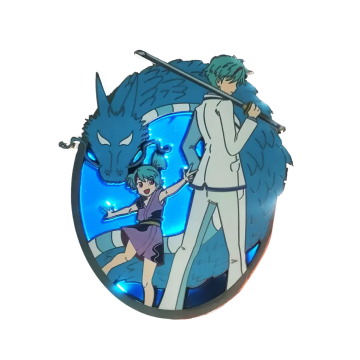 Pin con smalto duro anime personalizzato con vernice trasparente - produttore cinese
