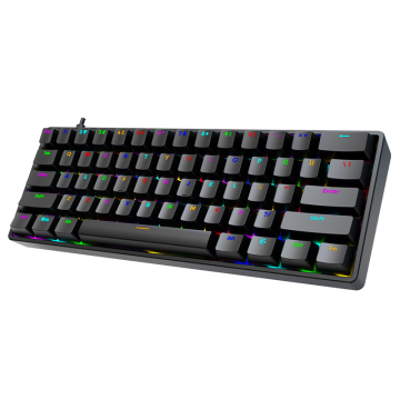 Ak61 Backlit Mechanical Gaming Keyboard with Wired Connection