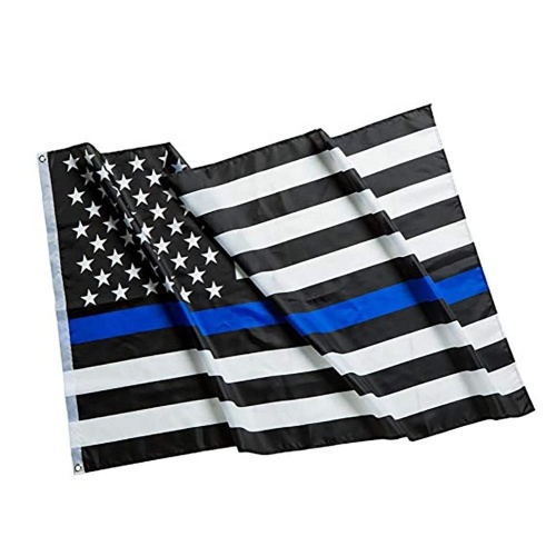 3x5 thin blue line USA national america flag