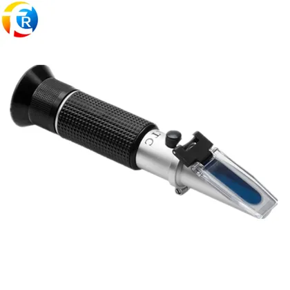 Handheld Milk Concentration Refractometer - 0-20% Milk Protein Tester (Pure Aluminium)