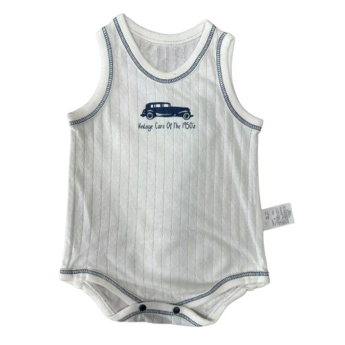 Kolsuz pamuklu bebek romper