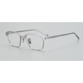 Half Rim Titanium Prescribed Designer New Cool Glasses