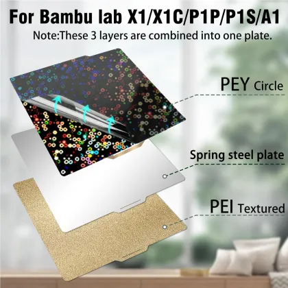  heated bed for Bambu Lab 3D printer accessories 