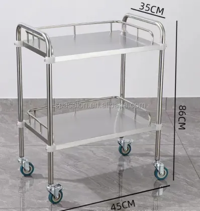 Stainless Steel Medical Treatment Trolley Hospital Nurse Medical Equipment Cart Hospital Trolley
