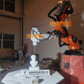 UnionTech Intelligent Beam Column Shelf Welding/Carving Automation Robotic 6-Axis Robot for Wood Stone Foam Carving