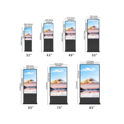 Indoor Advertising LCD Displays: 32-55 Inch Signage Screens & Players