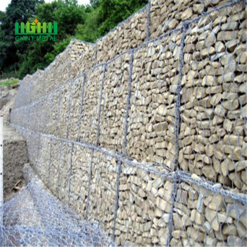 Keranjang batu gabion rendah