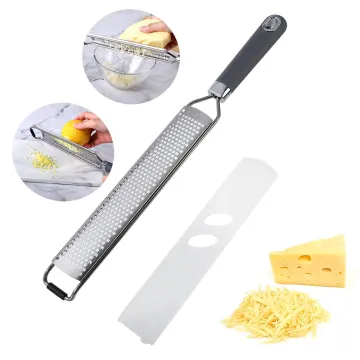 Multi-functional Kitchen Tool: Citrus Lemon Hand Grater and Cheese Zester in Stainless Steel