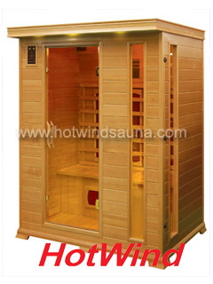 2016 Far Infrared Sauna Room Portable Wood Sauna for 3 People (SEK-DP3)