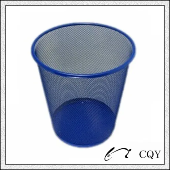 cheap wire mesh office wastebasket