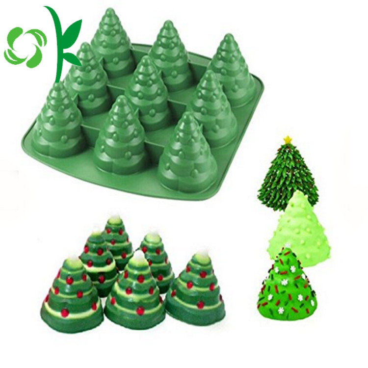 Christmas Silicone Bakery Cookware Molds Cake Baking