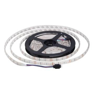 Luz de tira LED RGB RGB de alta calidad con controlador - PC blanco de 5 m para uso al aire libre