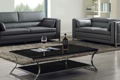 Leather Sofa Double Match