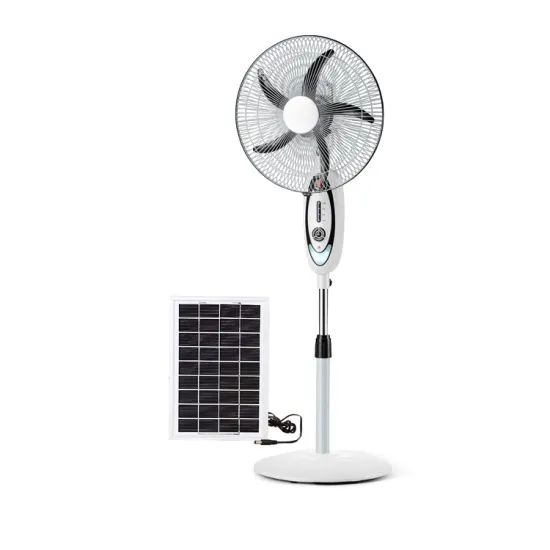 Rechargeable AC DC Solar Battery Electric Fan
