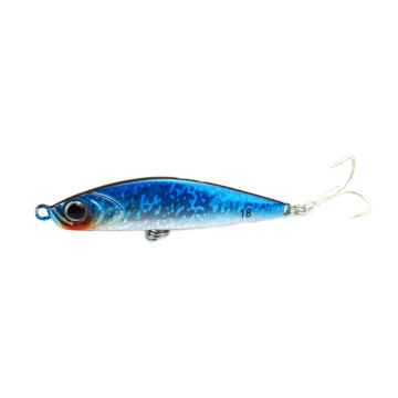 High-Quality Blue Water Pattern 58mm/18g Falling Iron Plate Bait Jig Lead