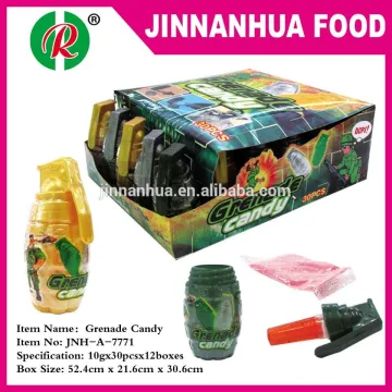 Grenade powder candy