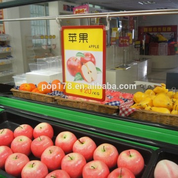 Guangzhou Factory A3/A4/A5 Plastic Poster Display Frame Plastic Snap Frame For Supermarket Display