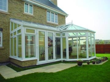Aluminium DIY Conservatory P Shaped Conservatory
