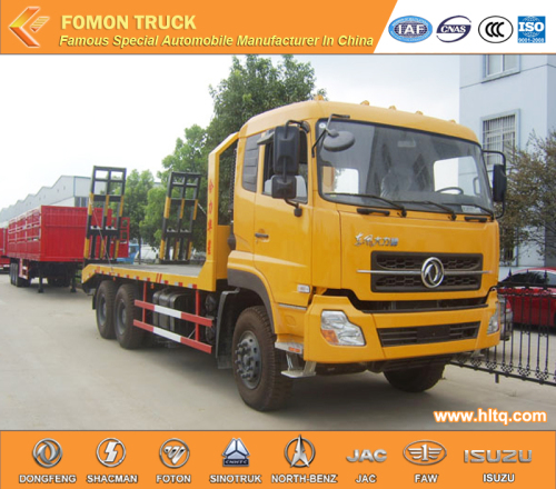 Dongfeng 6X4 22tons excavator platform transport truck