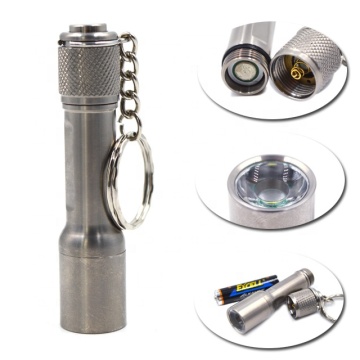 High Strength Outdoor Purpose Custom Titanium Flashlight