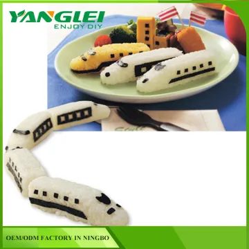 Shinkansen Kawaii PP Rice Mold Sushi Egg Chocolate Mold DIY Kitchen Tools