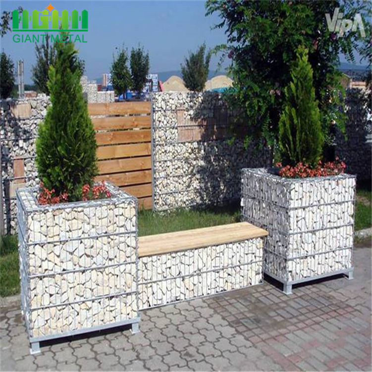 galvanized gabion retaining  welded gabion wall