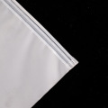 pe transparent frosted clothing zipper bag