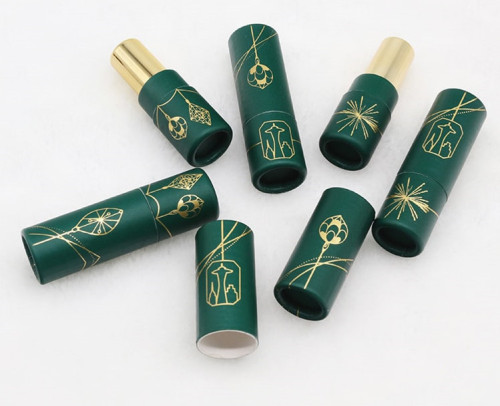 Bronzing printing eco friendly lipstick tube