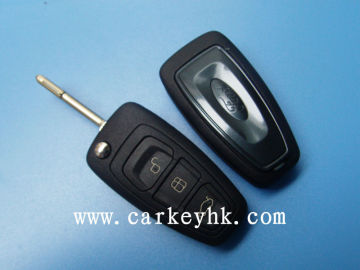 Well market Ford 3 button flip modified remote key shell