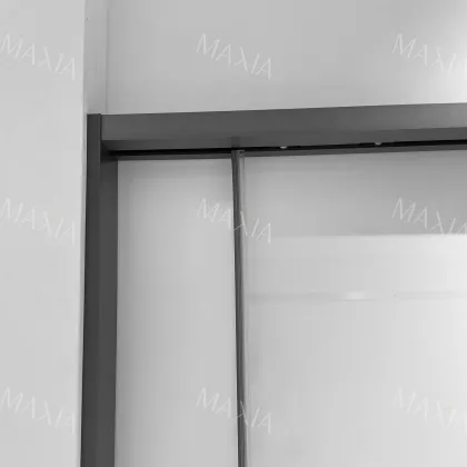 Simple one fixed and one movable sliding screen