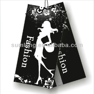Fashionable Custom jeans paper hang tag for hot sale sumlung 12