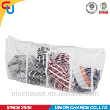 6 angle washing laundry bag with zipper
