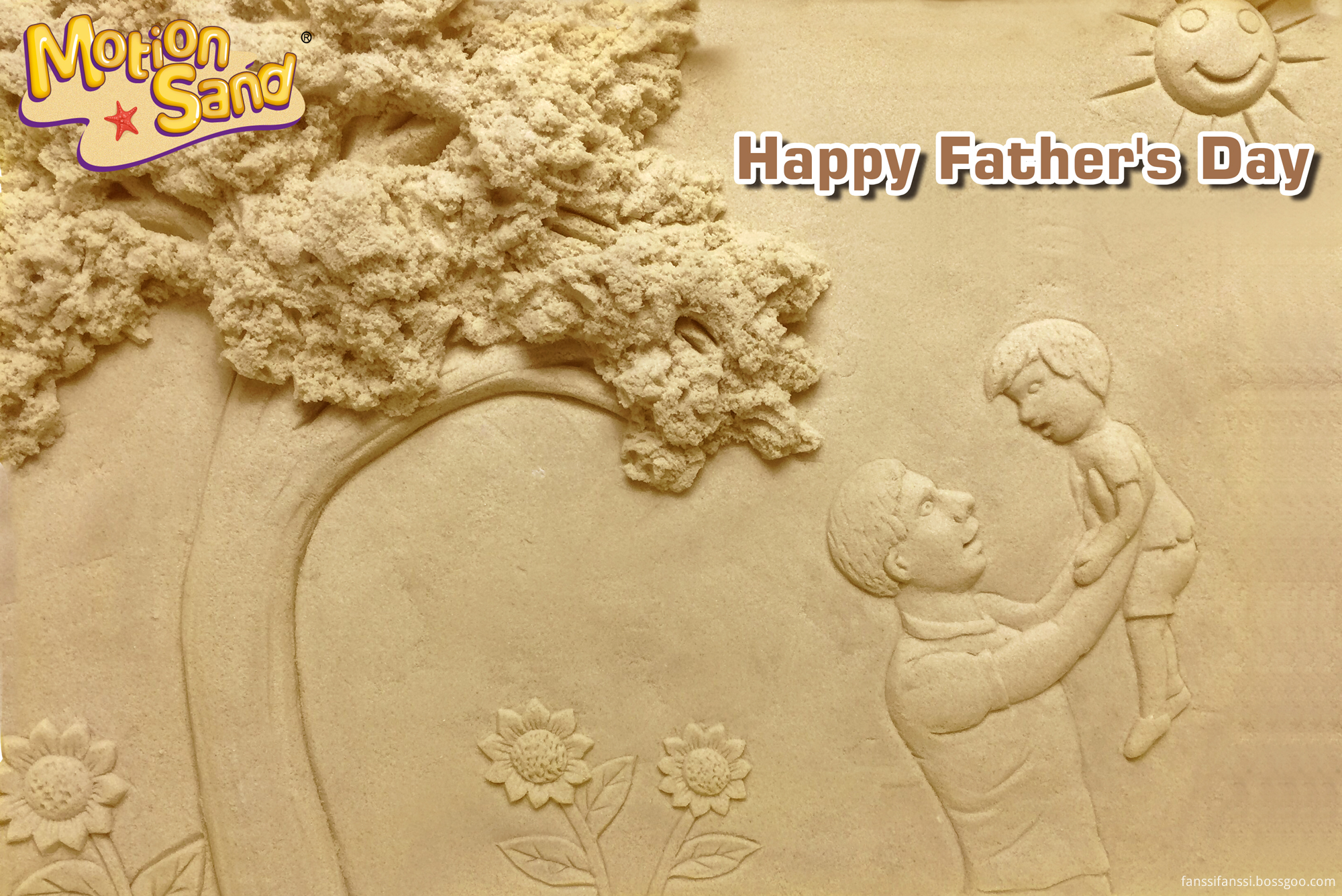 Happy Father's Day- Motion Sand Drawing