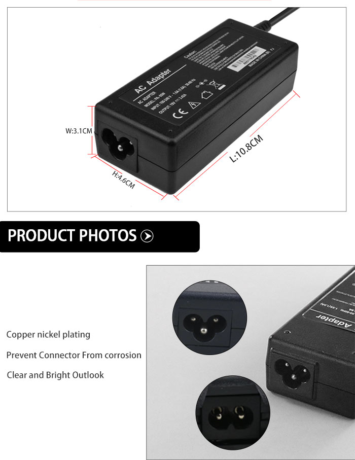 18.5v 3.5a hp laptop elitebook charger