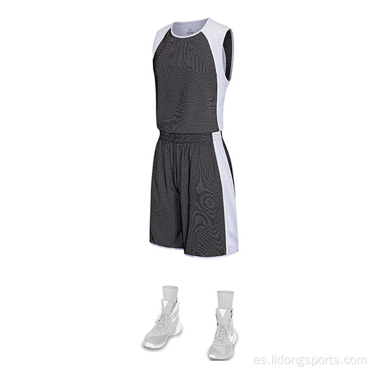 Hombres personalizados Sublimation Jersey de baloncesto gris