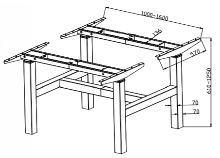 electric standing desk