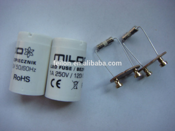 LED -Röhrchen -Lichtzubehör PP/PC/ABS LED -Starter -Gehäuse &amp; Sicherungsbrecher
