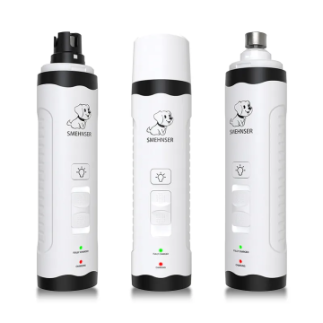 Rechargeable USB Pet Nail Grooming Trimmer - Quiet Cat Paws and Dog Nail Grinder