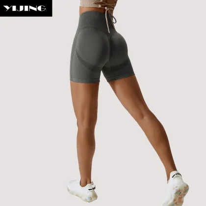 Pastel Summer Colors Yoga Shorts for Women - Fitness & Yoga Wear