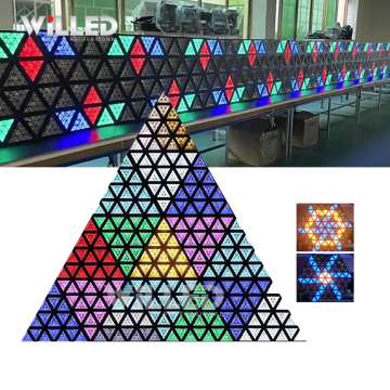 WILLED Blinder 576*0.3W RGB Background LED Matrix 16x30W Triangle Effect Stage Light