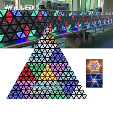 WILLED Blinder 576*0.3W RGB Background LED Matrix 16x30W Triangle Effect Stage Light