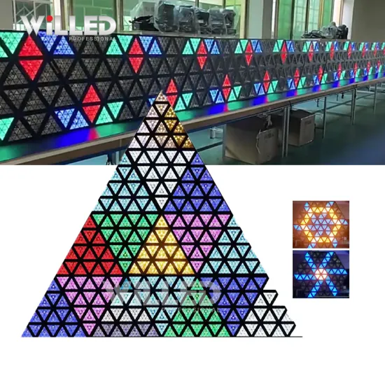 RGB Background LED Matrix 16x30W Triangle Hexagon Stage Light