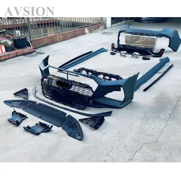 RS7 Style Body Kit for Audi A7/S7 2019-2021 - Front & Rear Bumper Assembly with Grille and Side Skirts