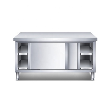 Armoire de rangement en métal coulissant en acier inoxydable pour outils de travail