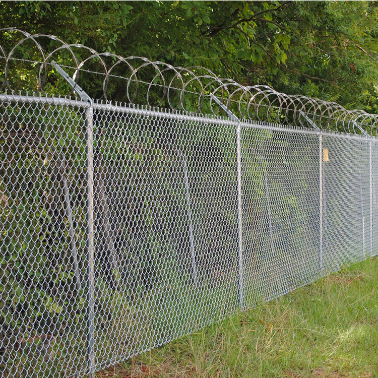 PVC Coated Diamond Chain Link Fence Factory