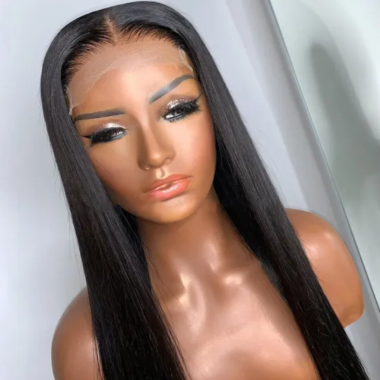 Wholesale Straight Lace Wig Raw Brazilian Virgin Human Hair Hd Full Lace Front Wig Cheap Transparent Glueless Lace Frontal Wig