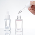 15ml qalin pastki qismli tekis kvadrat stakan tomchi idishlari