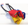 Custom Waterproofing M8 Sensor Cable Splitter Y Type